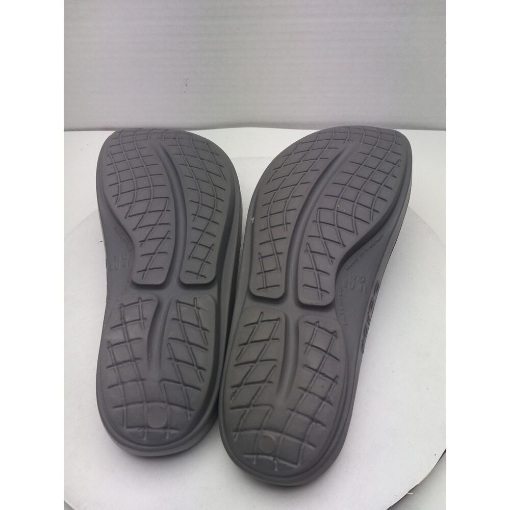 OOFOS Oolala Comfort Luxe Sandals Flip-Flops Thongs Gray Womens Sz 10 - Picture 9 of 12